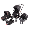 Sistema de viaje trio 3 en 1, cochecito con asiento y base para el automóvil infantil
