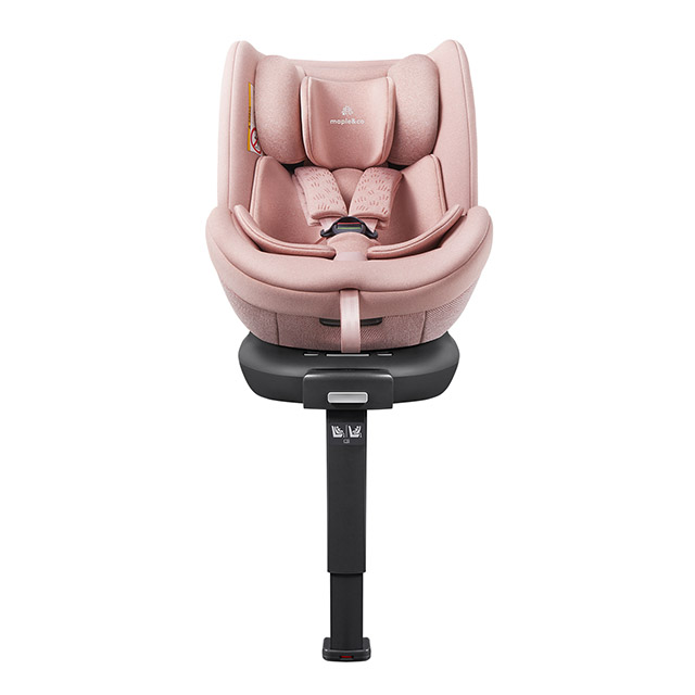 Asiento de coche infantil convertible rosa para viajes