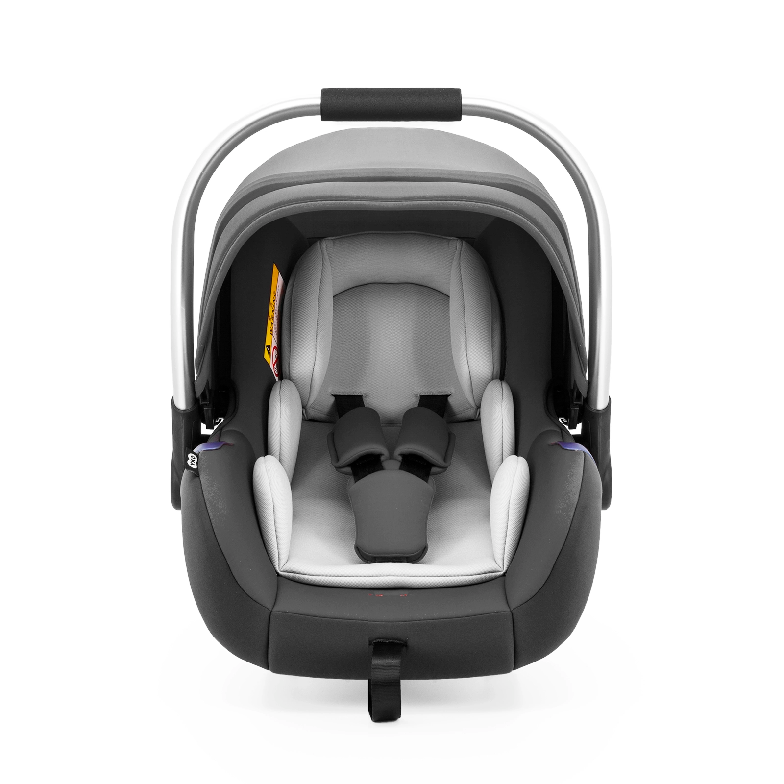Asiento de seguridad infantil portátil gris para coches pequeños
